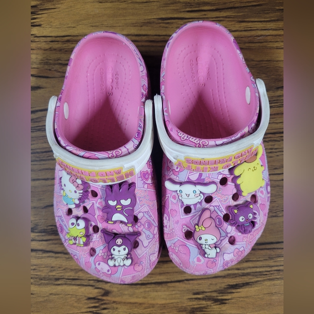 Hello kitty crocs